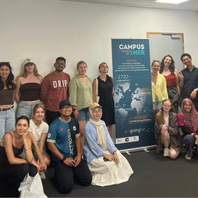 Des étudiants internationaux du CIEL découvrent l’écosystème maritime brestois Des étudiants internationaux du CIEL découvrent l’écosystème maritime brestois