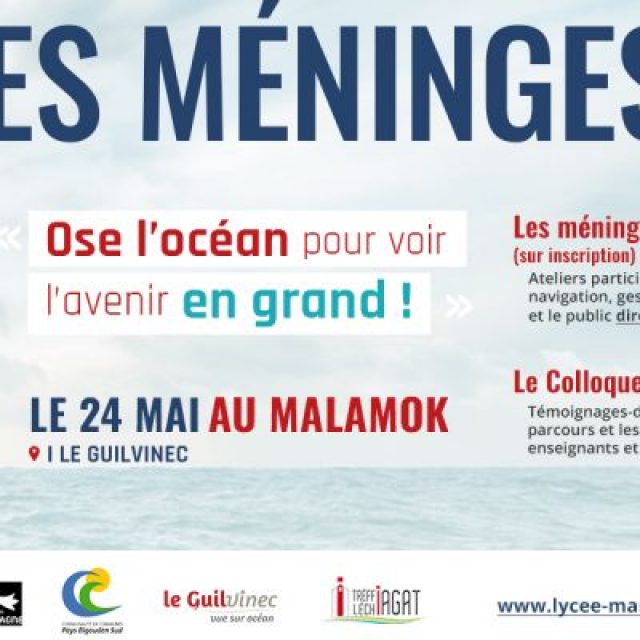 11ème édition du colloque Les méninges, le mardi 24 mai 2022 : « Ose l’océan pour voir l’avenir en grand ! »