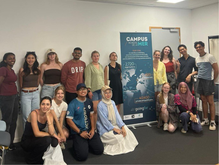 Des étudiants internationaux du CIEL découvrent l’écosystème maritime brestois