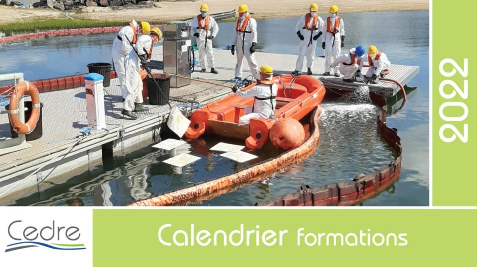 Pollution et Antipollution : découvrez le calendrier 2022 des formations du Cedre