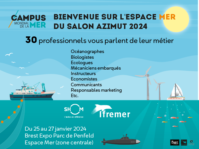 Découvrez les formations et les métiers de la mer lors du salon Azimut 2024